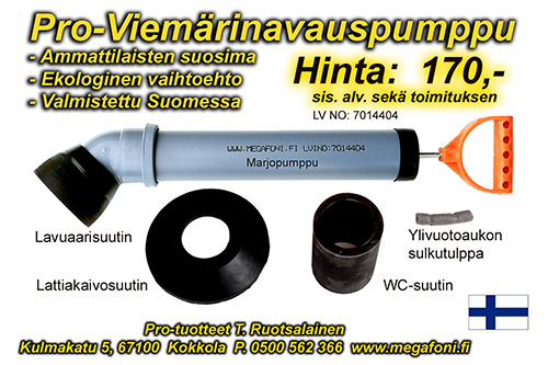 Pro-viemärinavauspumppu